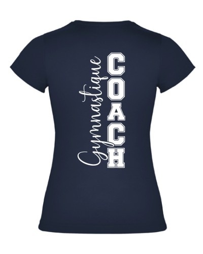 Tshirt Noir COACH GYMNASTIQUE