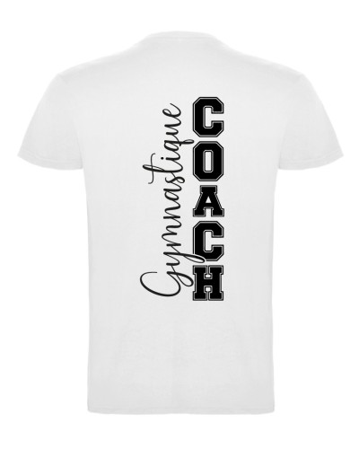 Tshirt Blanc COACH GYMNASTIQUE