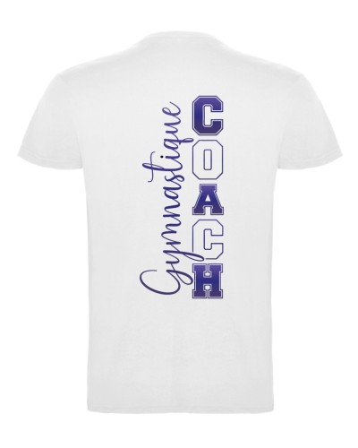 Tshirt Blanc COACH GYMNASTIQUE