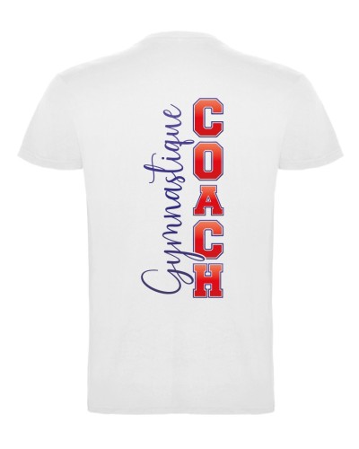 Tshirt Blanc COACH GYMNASTIQUE