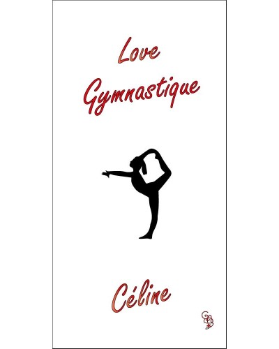 Serviette Love Gymnastique Pied tête