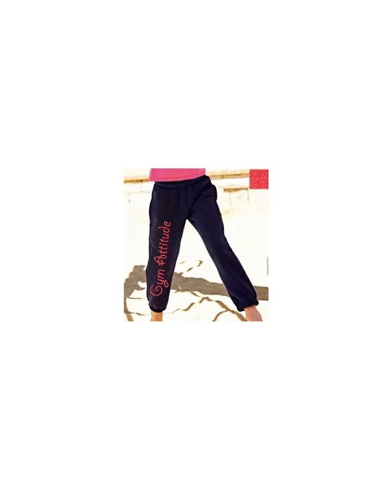 Pantalon Noir et Rouge pailleté