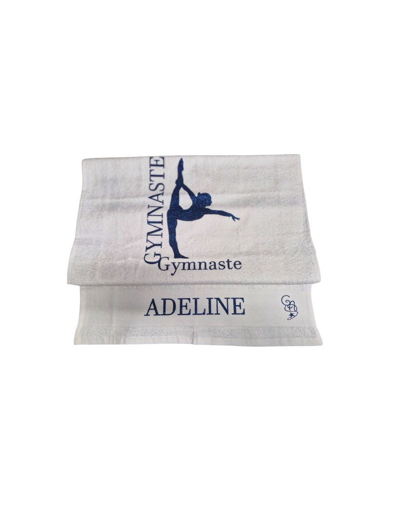 Serviette de toilette Blanche pailleté