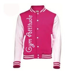 Veste Varsity Fushia