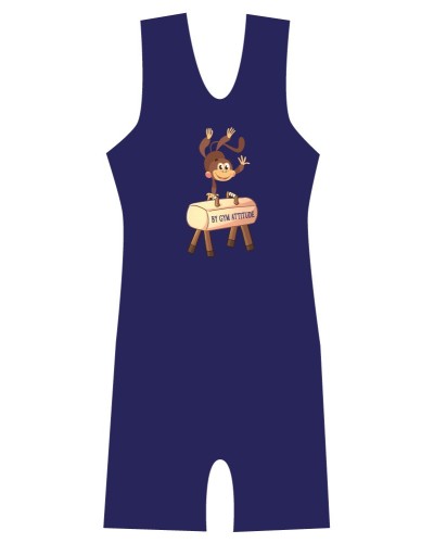 Léotard Baby Bleu marine OUISTITI