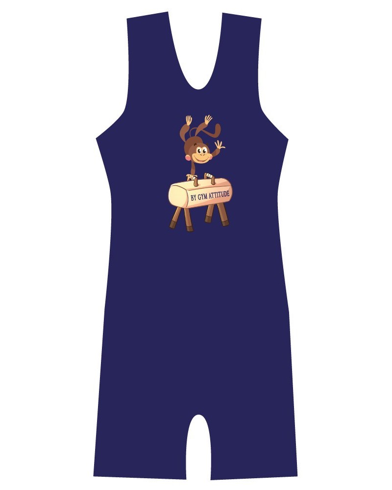 Léotard Baby Bleu marine OUISTITI