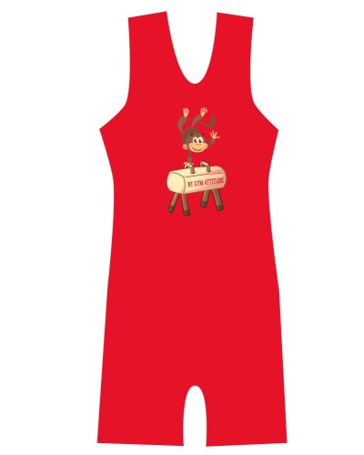 Léotard Baby rouge OUISTITI