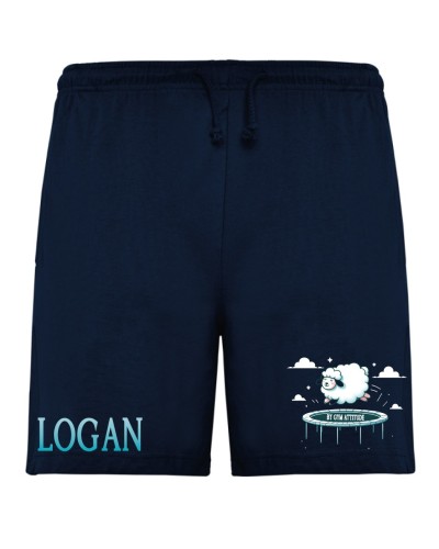 Short Baby Gym bleu marine Mouton