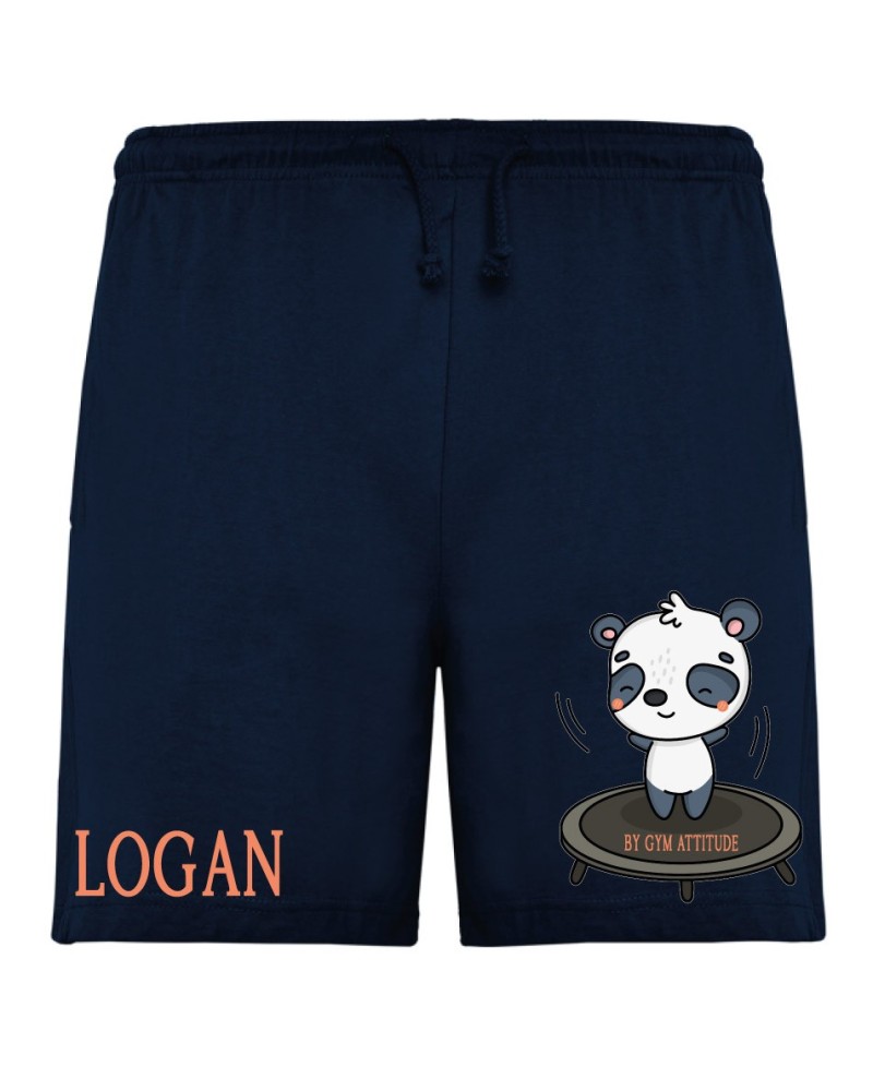 Short Baby Gym bleu marine Panda