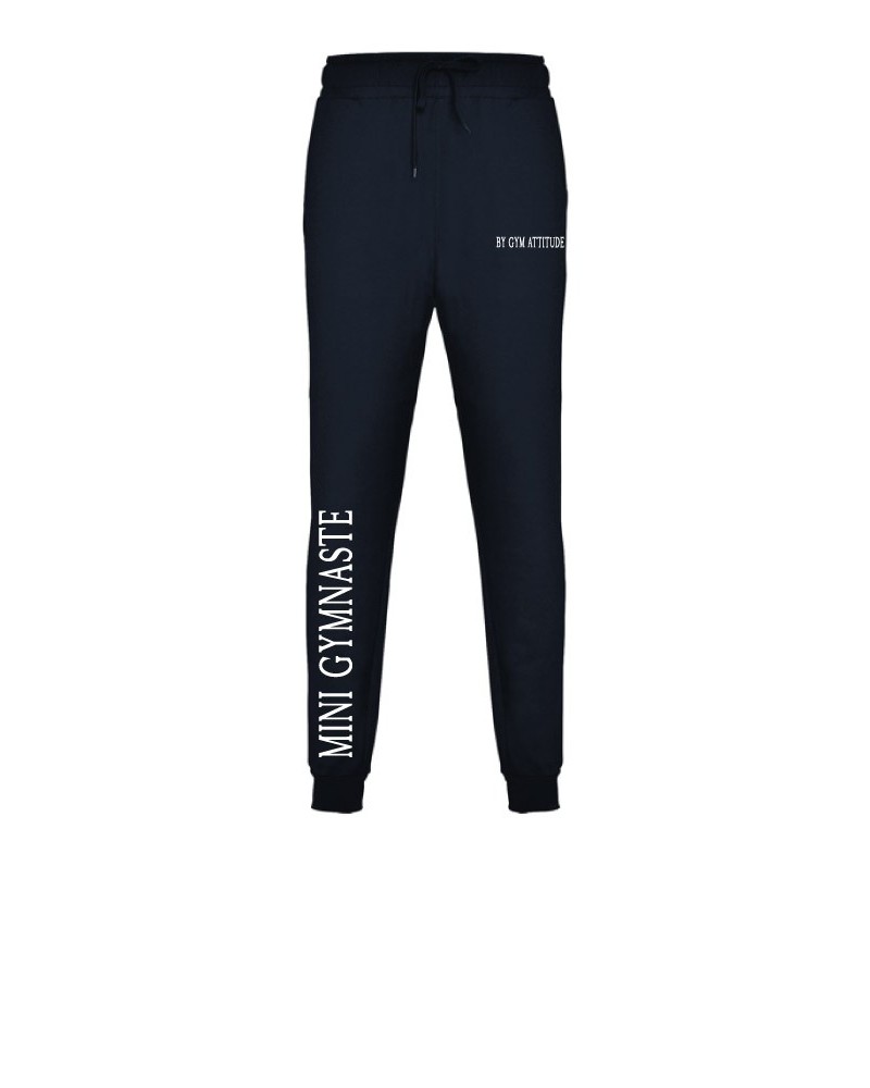 Pantalon de jogging Bleu marine Mini Gymnaste Blanc