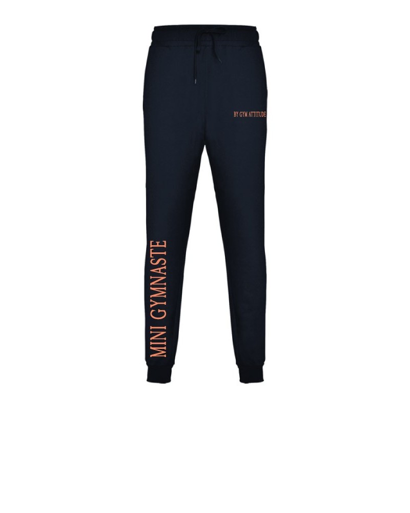 Pantalon de jogging Bleu marine Mini Gymnaste Orange
