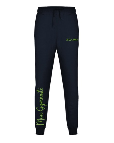 Pantalon de jogging Bleu marine Mini Gymnaste Vert