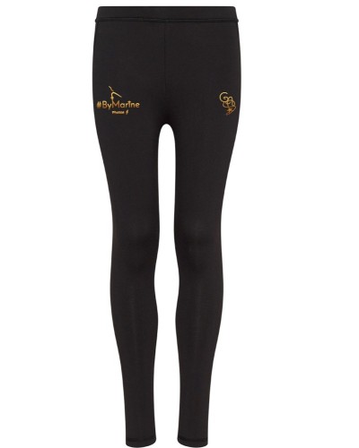 Legging gymnastique fille Gym Attitude - Marine Photos | Confort & Performance