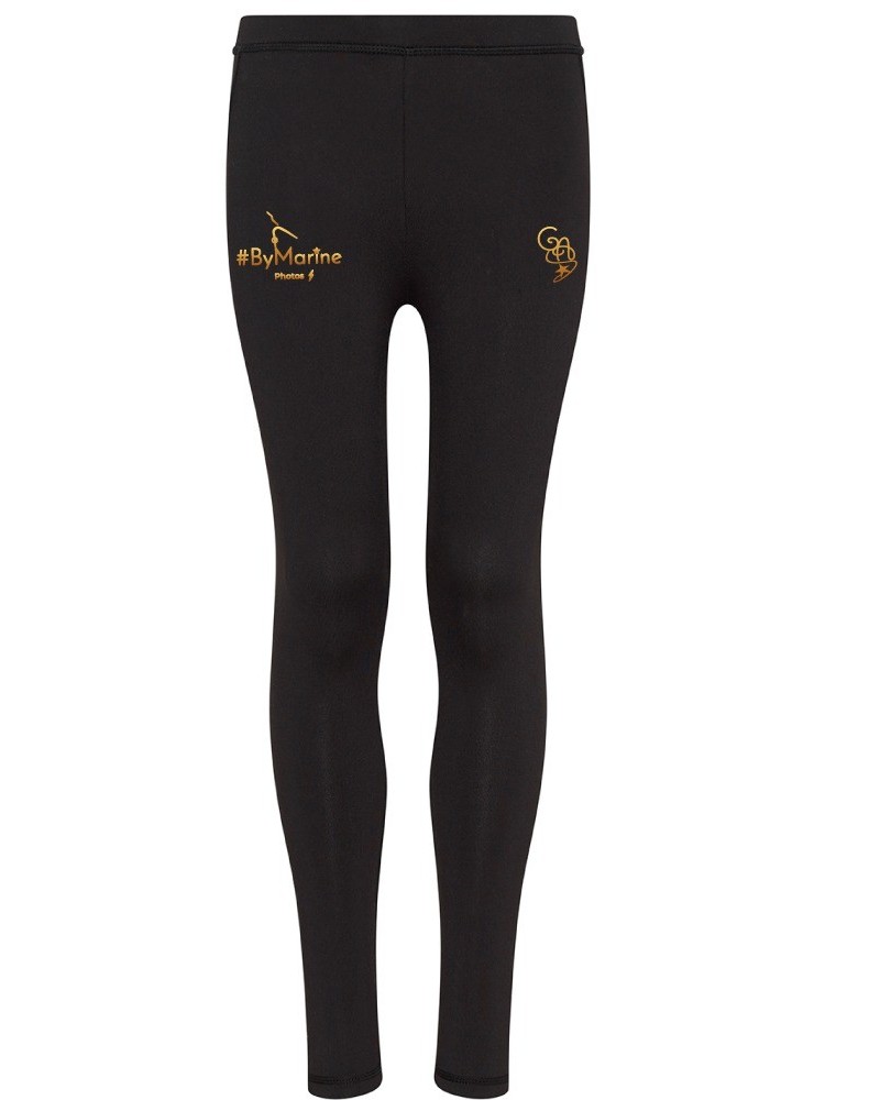 Legging gymnastique fille Gym Attitude - Marine Photos | Confort & Performance