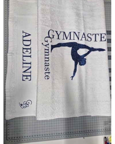 Serviette de toilette pour gymnaste