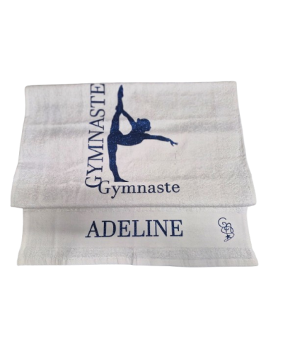 Serviette de toilette pour gymnaste