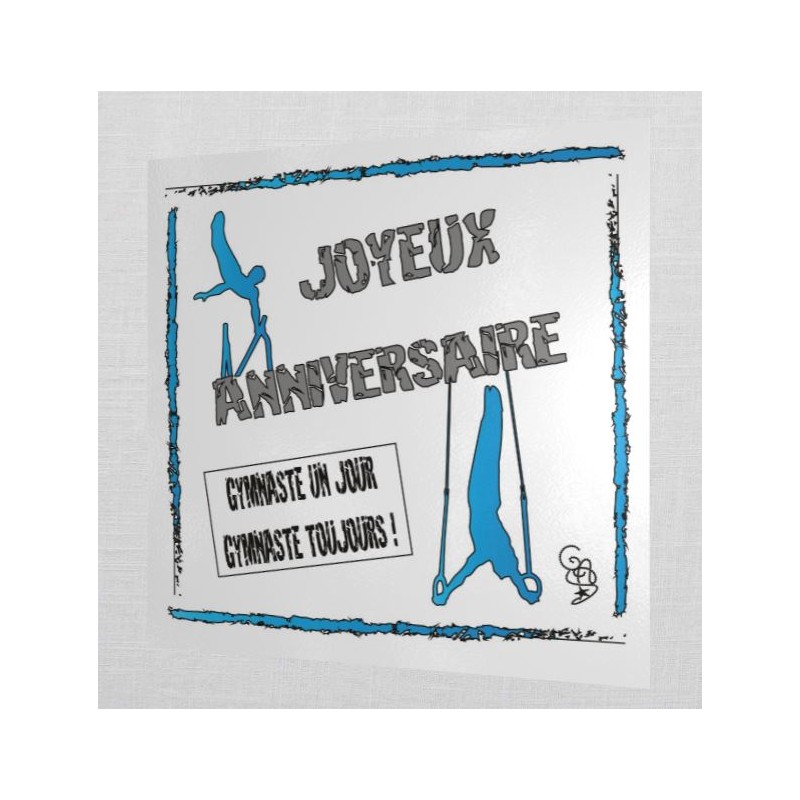 Carte Anniversaire Garçons - CCREA - Gym Attitude