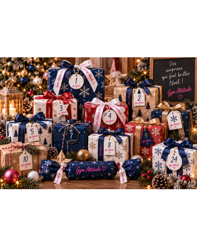 Calendrier de l'avent Gym Attitude 24 cases Premium, accessoires et vêtements de gymnastique