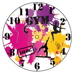 Horloge peinture personnalisé