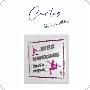 Cartes anniversaire Gym Attitude