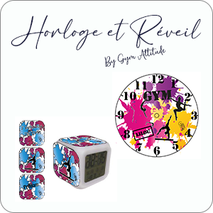 horloge et réveil gymnastique Gym Attitude