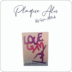 Plaque alu  Gym Attitude