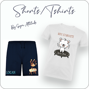 Short, débardeur, tshirt baby gym mini gymnaste garçon